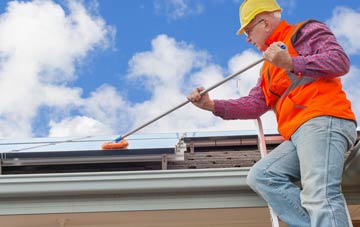 Bedfield soft wash roof cleaning